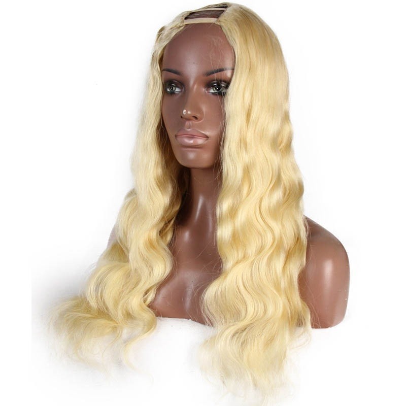 Blonde u part wig best sale uk